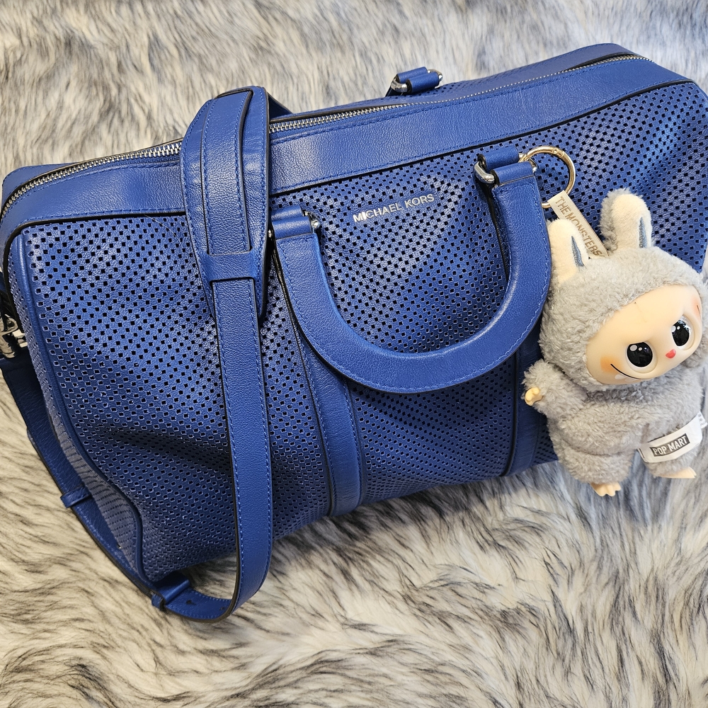 Michael Kors Blue Perforated Women's Bag